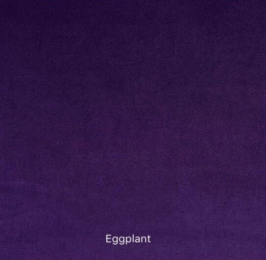 Velvet Curtain | PURPLE Eggplant Blackout Curtain | velvet curtain panels | Curtain Panels | Custom Curtains
