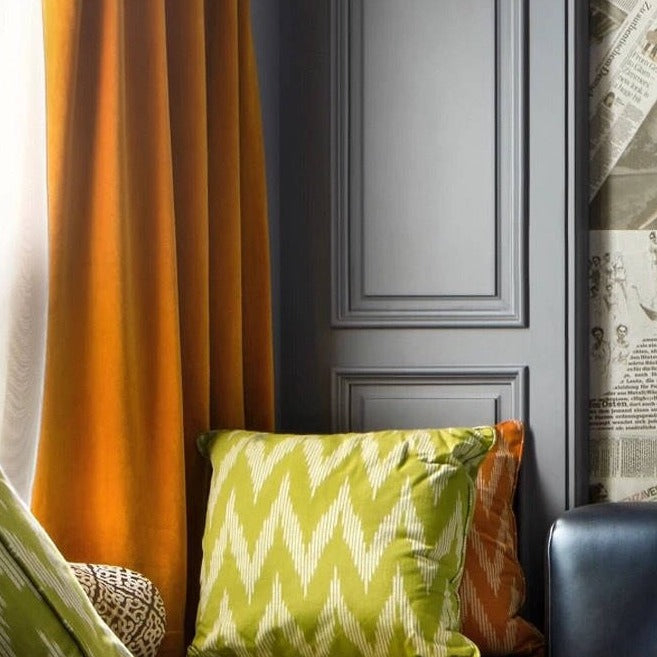 Velvet Curtain | GOLD Blackout Curtain | velvet curtain panels | Curtain Panels | Custom Curtains