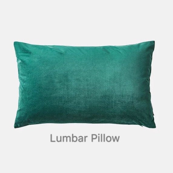 Custom Velvet Square Cushion Cover, Luxury Throw Pillow, Luxury Velvet Pillow Cover, Vintage Style Green Moss / Brown / Light Olive
