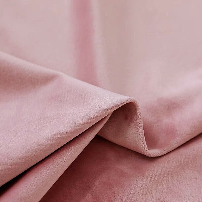 Matte Velvet Curtain | Blush Pink Curtain | Matte velvet curtain panels | Curtain Panels | Custom Curtains