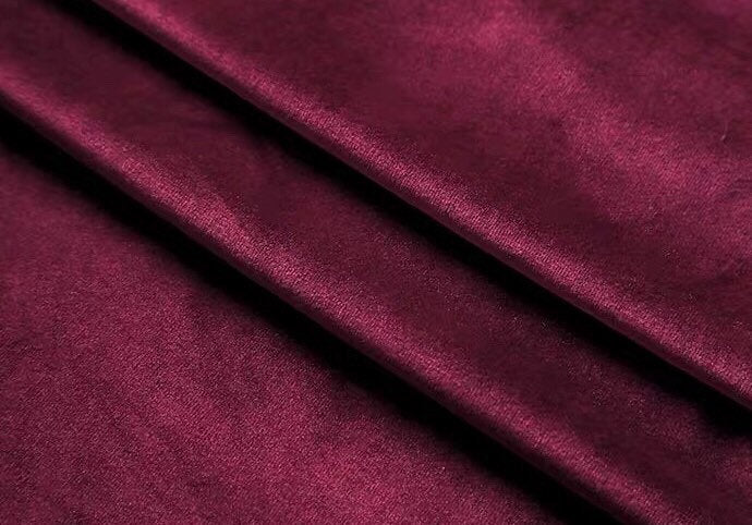 Matte Velvet Curtain | Burgundy Red Curtain | Matte velvet curtain panels | Curtain Panels | Custom Curtains