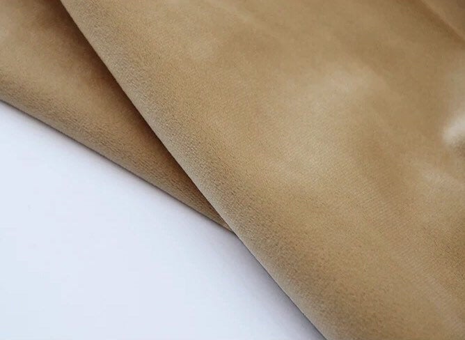 Matte Velvet Curtain | Warm Stone Blackout Curtain | Matte velvet curtain panels | Curtain Panels | Custom Curtains
