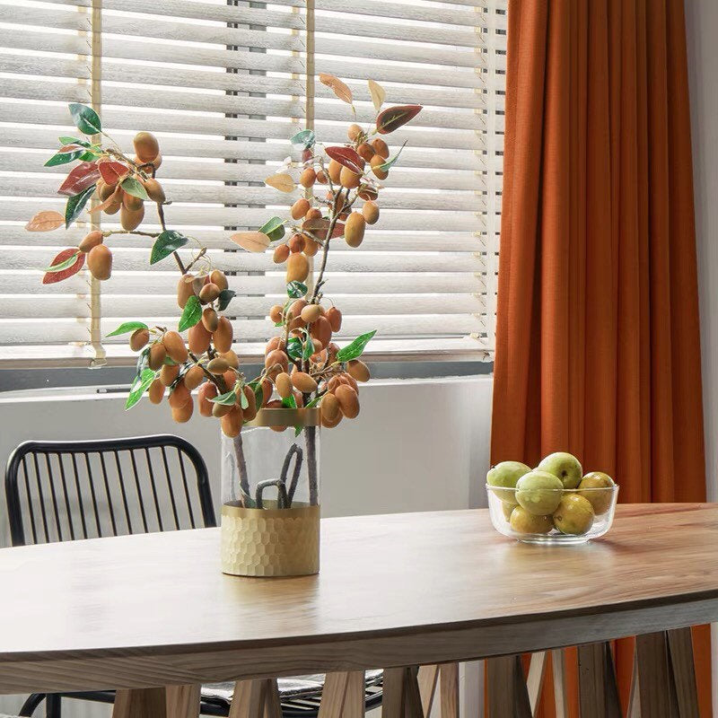 Matte Velvet Curtain | ORANGE Curtain | Matte velvet curtain panels | Curtain Panels | Custom Curtains