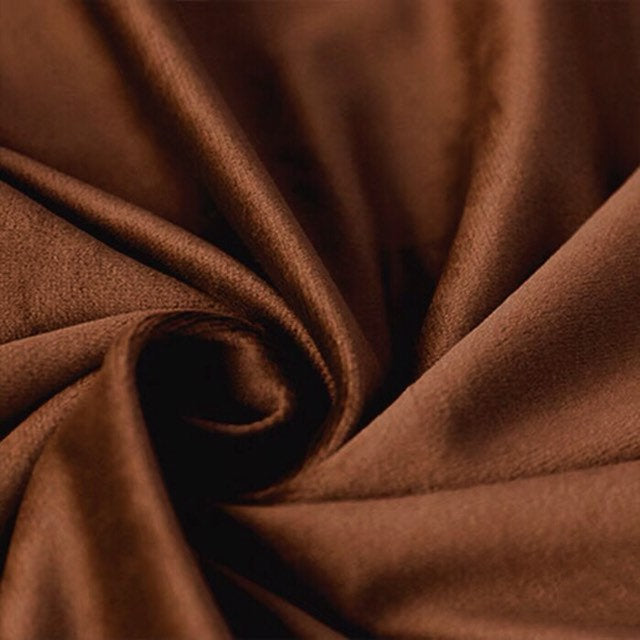 Matte Velvet Curtain | Chestnut BROWN Curtain | Matte velvet curtain panels | Curtain Panels | Custom Curtains