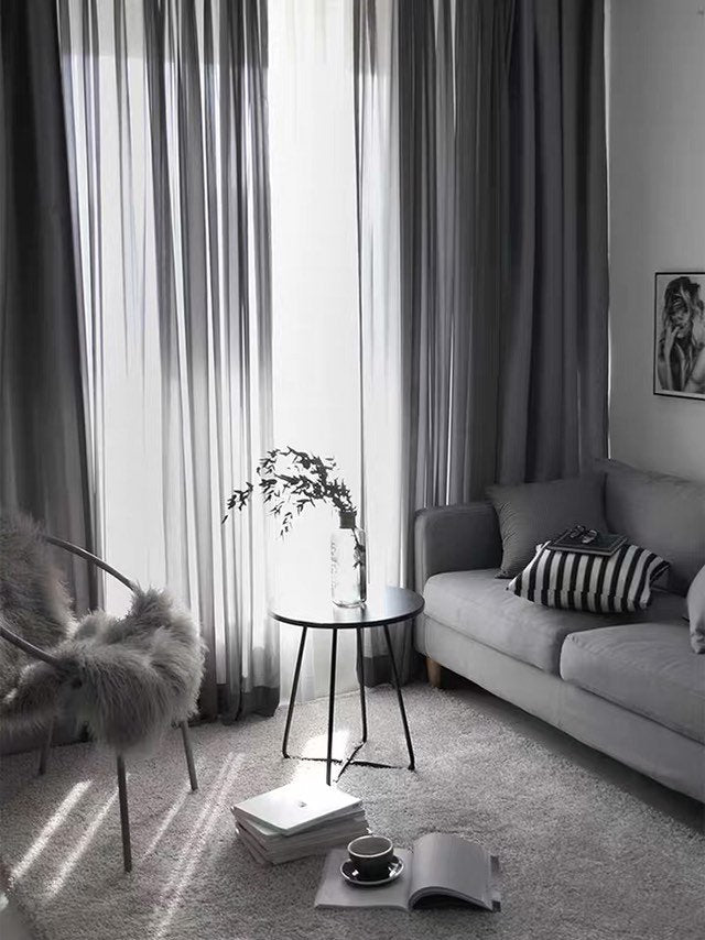 Matte Velvet Curtain | Metallic GREY Curtain | Matte velvet curtain panels | Curtain Panels | Custom Curtains