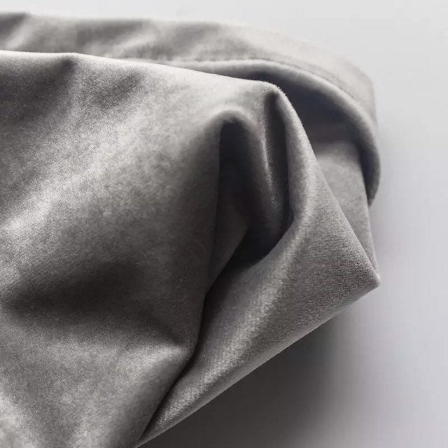Matte Velvet Curtain | Metallic GREY Curtain | Matte velvet curtain panels | Curtain Panels | Custom Curtains