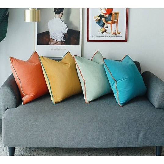 Velvet Pillow Covers | Throw Pillow Cover | Vintage Pillow Covers | Square Velvet Pillow Cover
