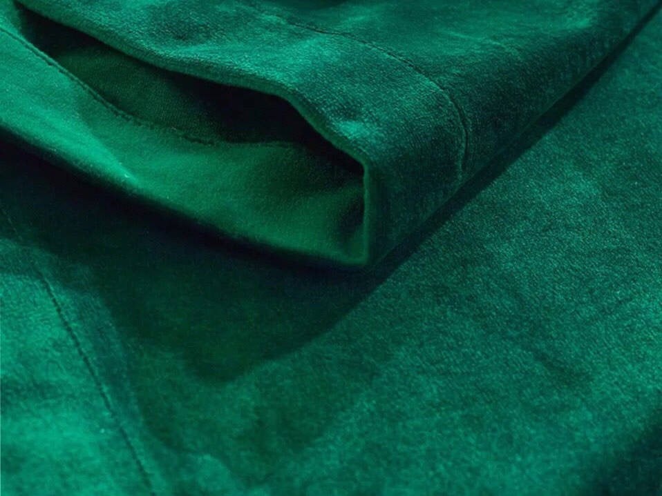 Velvet Curtain | Vintage GREEN Blackout Curtain | velvet curtain panels | Curtain Panels | Custom Curtains