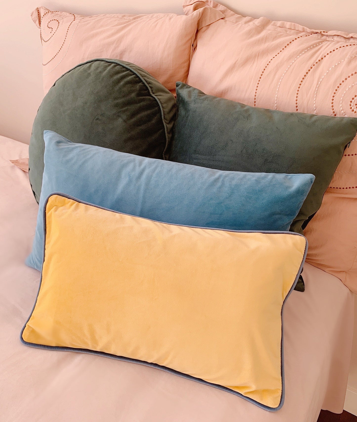 Velvet Pillow Covers | 12" X 20" Throw Pillow Cover | Vintage Pillow Covers | Lumbar Cushion Cover