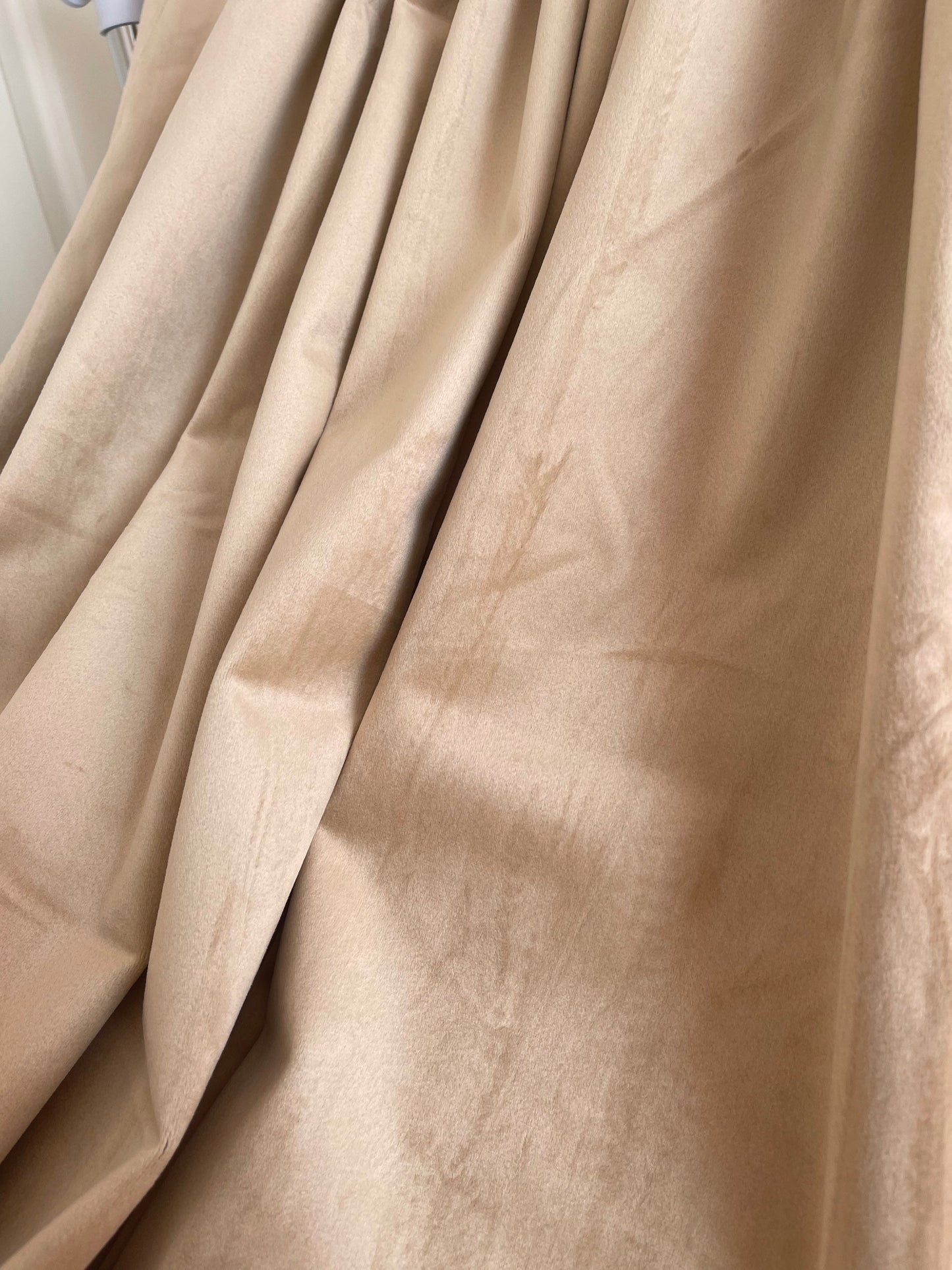 Velvet Curtain | Champagne White Matt Blackout Curtain | velvet curtain panels | Curtain Panels | Custom Curtains