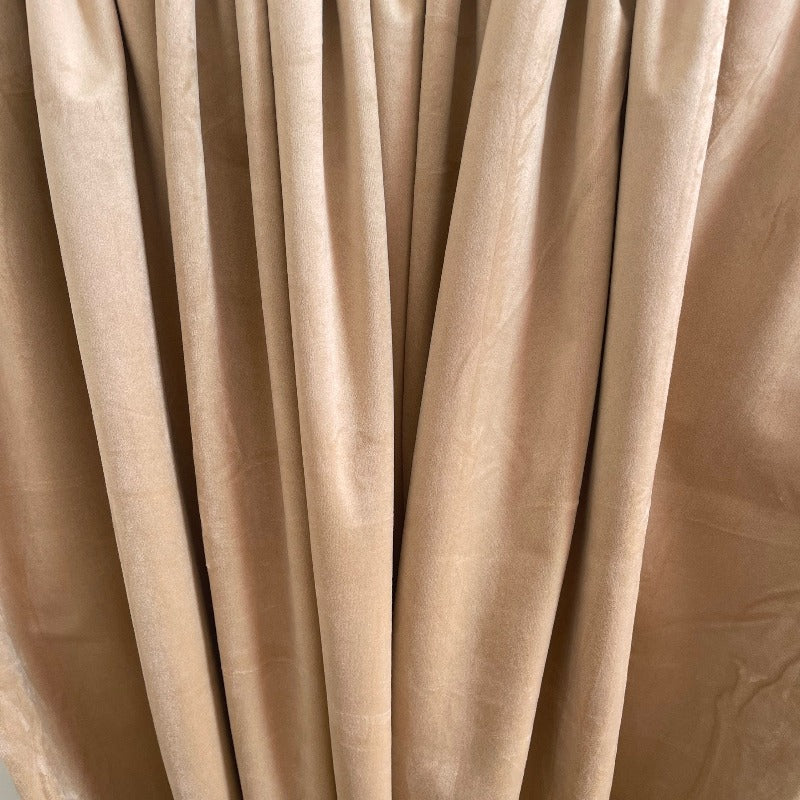 Velvet Curtain | Champagne White Matt Blackout Curtain | velvet curtain panels | Curtain Panels | Custom Curtains