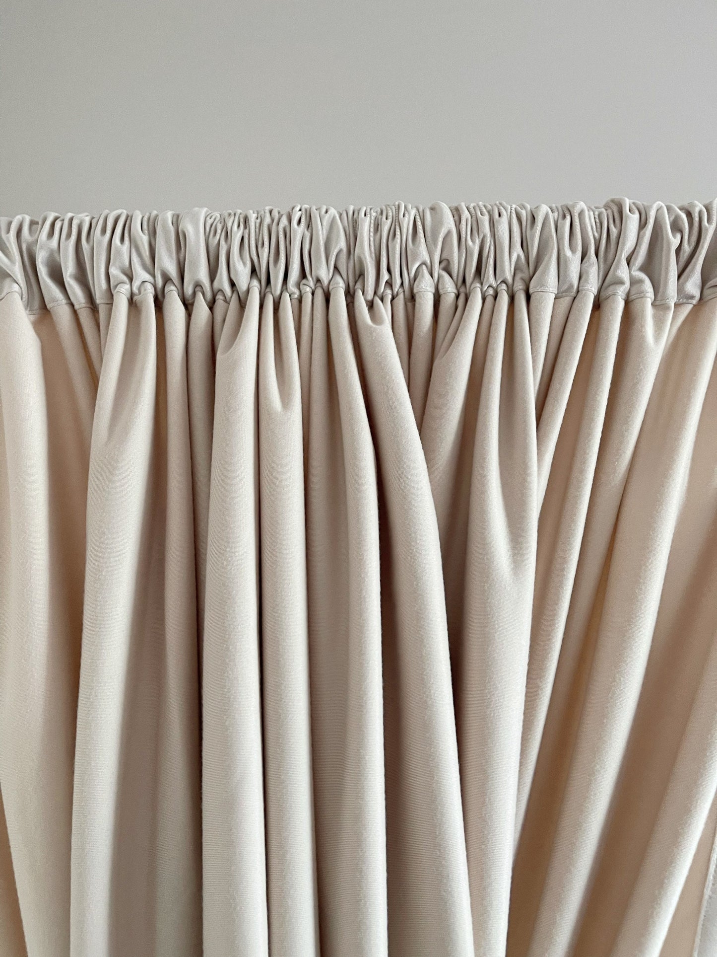 Velvet Curtain | Rice Colour Blackout Curtain | velvet curtain panels | Curtain Panels | Custom Curtains