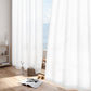 Luxury Sheer Curtain,  White Sheer Curtains for Living Room, Semi-Sheer Curtain Panel