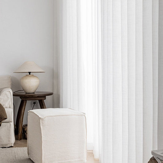 Sheer linen curtains, Rod Pocket White Curtain Panels, Lightweight Window Curtains, Window drapes, Linen Window Treatments