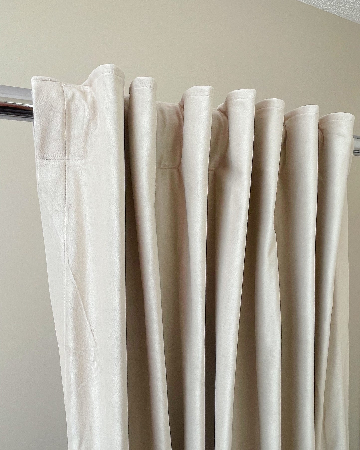 Velvet Curtain | Mist WHITE Blackout Curtain | velvet curtain panels | Curtain Panels | Custom Curtains