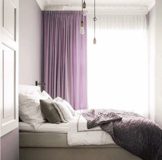 Velvet Curtain | Amethyst PURPLE Blackout Curtain | velvet curtain panels | Curtain Panels | Custom Curtains