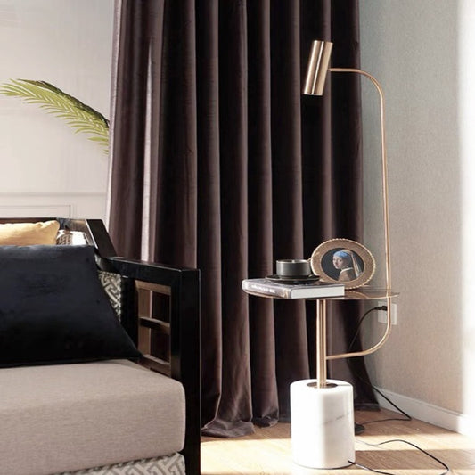 Velvet Curtain | BROWN Blackout Curtain | velvet curtain panels | Curtain Panels | Custom Curtains