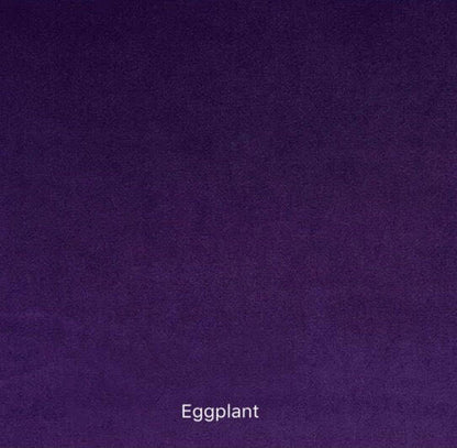 Velvet Curtain | PURPLE Eggplant Blackout Curtain | velvet curtain panels | Curtain Panels | Custom Curtains