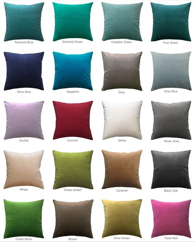 Emerald green velvet pillow cover hot sale