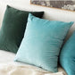 Custom Luxury Velvet Pillow Cover, Vintage Style Custom Made Cushion Cover / Celadon Green / Pine Green / Navy Blue