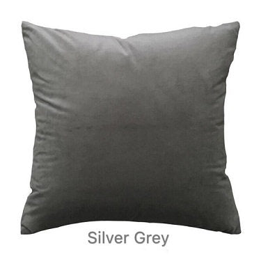 Custom Velvet Cushion Cover, Lumbar Pillow Cover, Square Luxury Velvet Pillow Cover, Vintage Style / White / Silver Grey / Beige