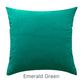 Custom Luxury Green Velvet Pillow Cover,  Square Decorative Cushion Cover, Vintage Style Throw Pillow Case