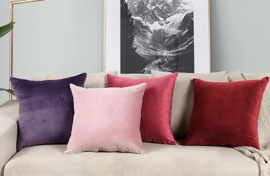 Velvet cushion hotsell cover designs