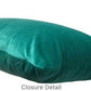 Custom Velvet Square Cushion Cover, Luxury Throw Pillow, Luxury Velvet Pillow Cover, Vintage Style Green Moss / Brown / Light Olive