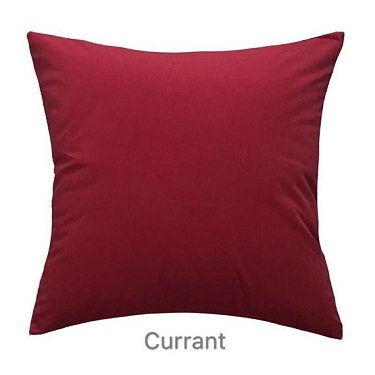 Custom Square Pillow Cover, Luxury Velvet Cushion Cover, Custom Made Modern Home Decor Red / Brown / Lavender