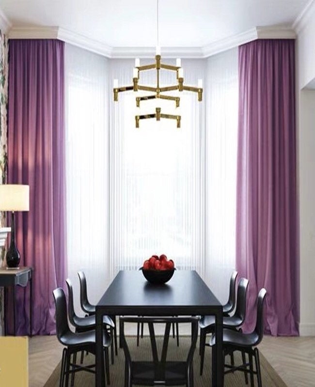 Matte Velvet Curtain | PURPLE Curtain | Matte velvet curtain panels | Curtain Panels | Custom Curtains