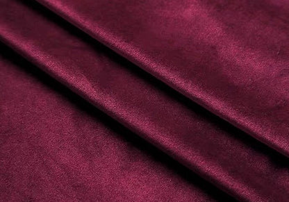 Matte Velvet Curtain | Burgundy Red Curtain | Matte velvet curtain panels | Curtain Panels | Custom Curtains