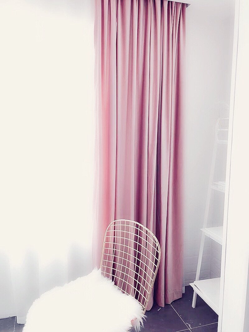 Matte Velvet Curtain | Blush Pink Curtain | Matte velvet curtain panels | Curtain Panels | Custom Curtains