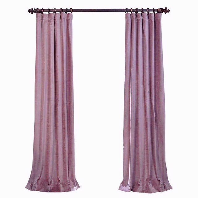 Velvet Curtain | Amethyst PURPLE Blackout Curtain | velvet curtain panels | Curtain Panels | Custom Curtains