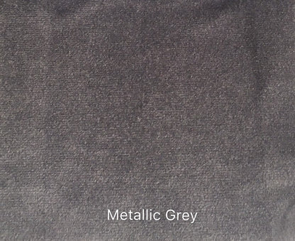 Matte Velvet Curtain | Metallic GREY Curtain | Matte velvet curtain panels | Curtain Panels | Custom Curtains