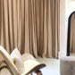 Matte Velvet Curtain | Champagne WHITE Curtain | Matte velvet curtain panels | Curtain Panels | Custom Curtains