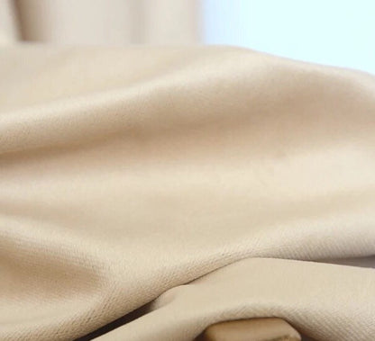 Matte Velvet Curtain | Champagne WHITE Curtain | Matte velvet curtain panels | Curtain Panels | Custom Curtains