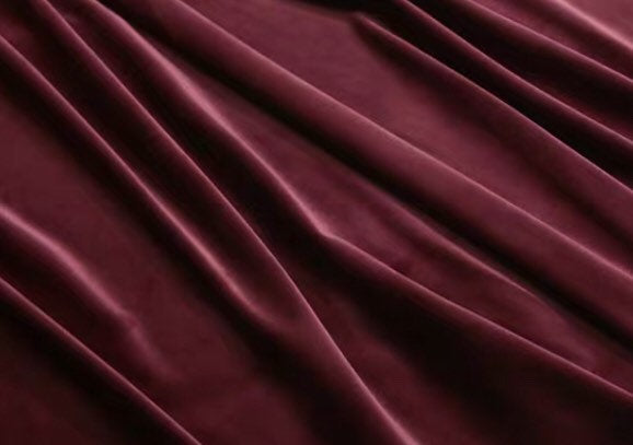 Matte Velvet Curtain | Burgundy Red Curtain | Matte velvet curtain panels | Curtain Panels | Custom Curtains