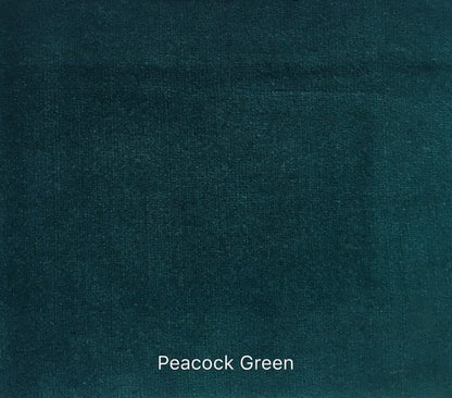 Matte Velvet Curtain | Peacock GREEN Curtain | Matte velvet curtain panels | Curtain Panels | Custom Curtains
