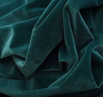 Matte Velvet Curtain | Peacock GREEN Curtain | Matte velvet curtain panels | Curtain Panels | Custom Curtains
