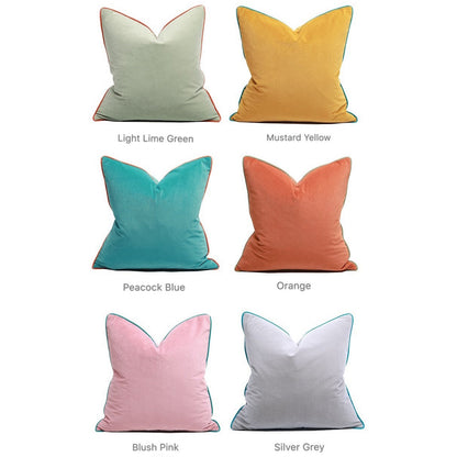  Velvet Pillow Covers | Throw Pillow Cover | Vintage Pillow Covers | Square Velvet Pillow Cover