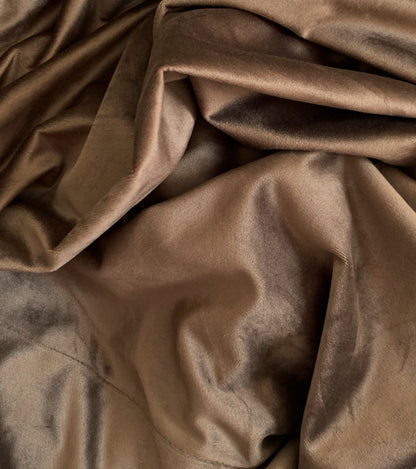 Velvet Curtain | BROWN Blackout Curtain | velvet curtain panels | Curtain Panels | Custom Curtains