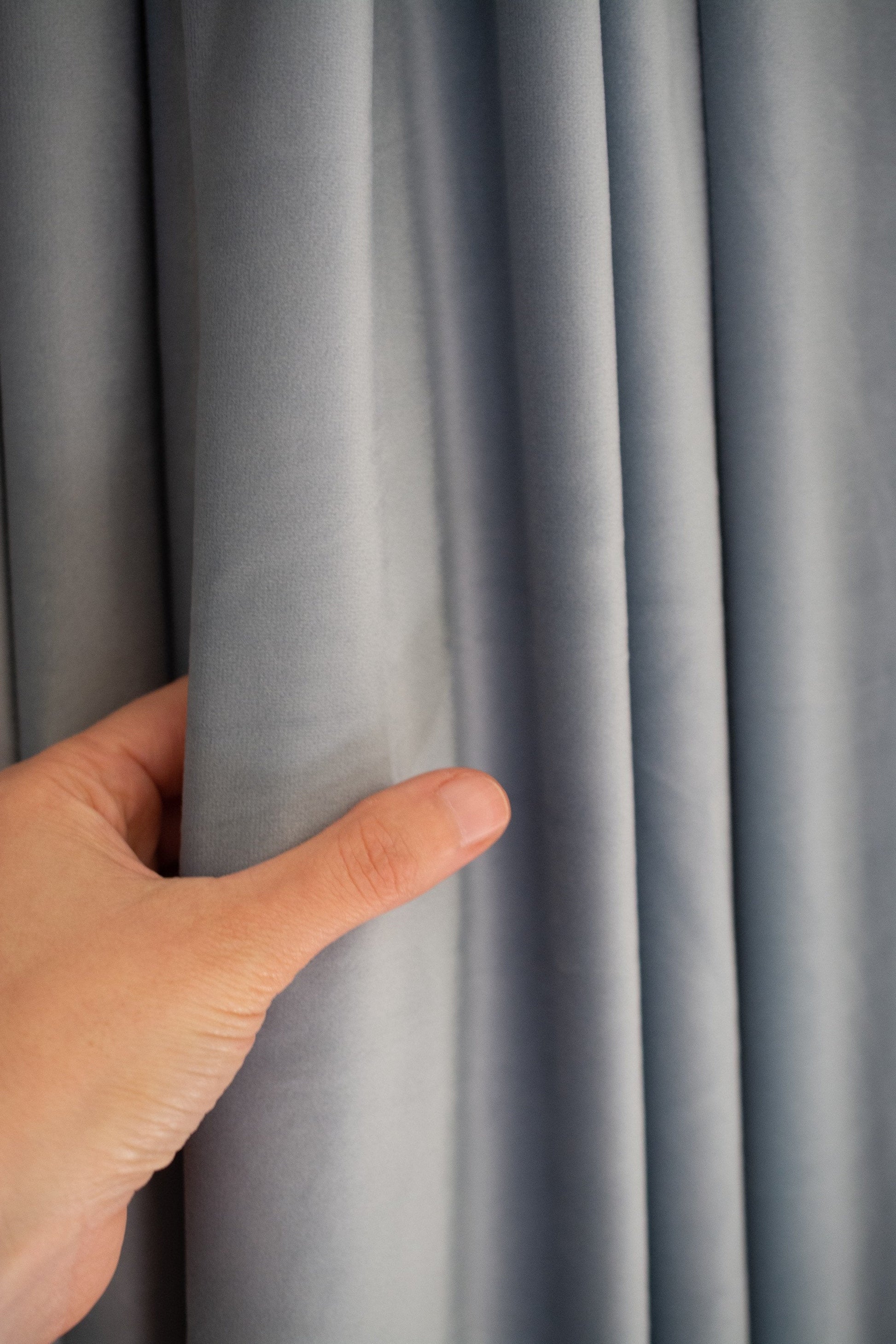 Dark Blue Grey Luxury Velvet Curtains, Living Room Curtain Panels, Rod  Pocket Window Drapes, Custom Made Home Décor -  Norway