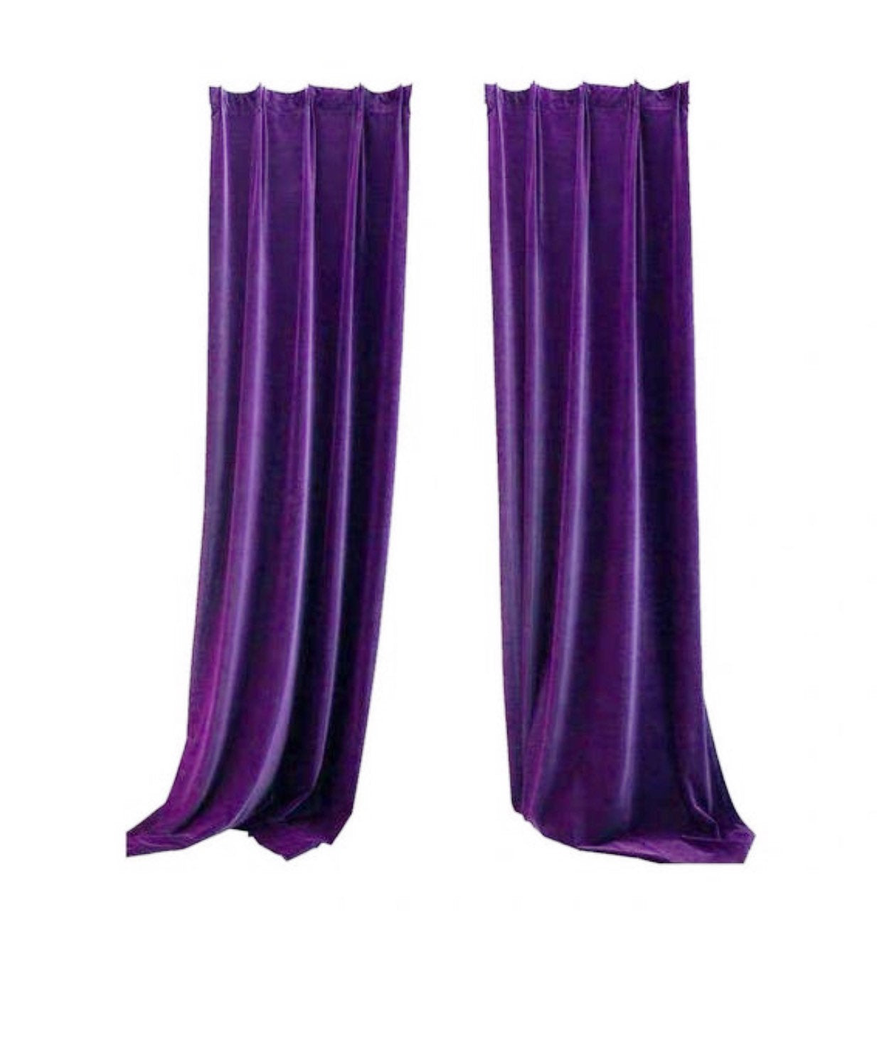 Velvet Curtain | PURPLE Eggplant Blackout Curtain | velvet curtain panels | Curtain Panels | Custom Curtains