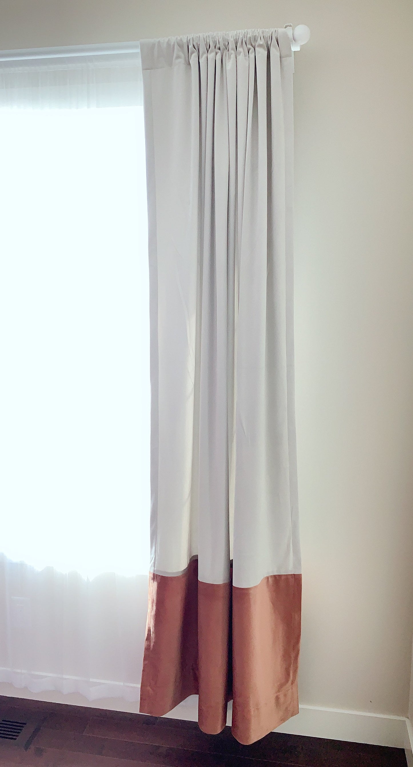 Matte Velvet Curtain | WHITE & ROSE Curtain | Matte velvet curtain panels | Curtain Panels | Custom Curtains