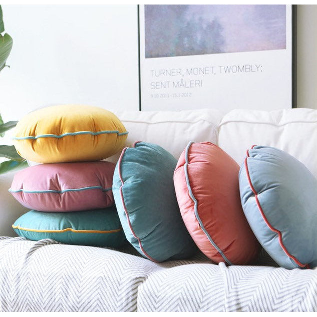 Baby Pink Boho Throw Pillow, Decorative Pillow Cover