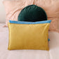 Gold Velvet Lumbar Cushion, Luxury Scatter Cushion Cover, Gold Green Velvet 14X20 Lumbar Pillow Cover