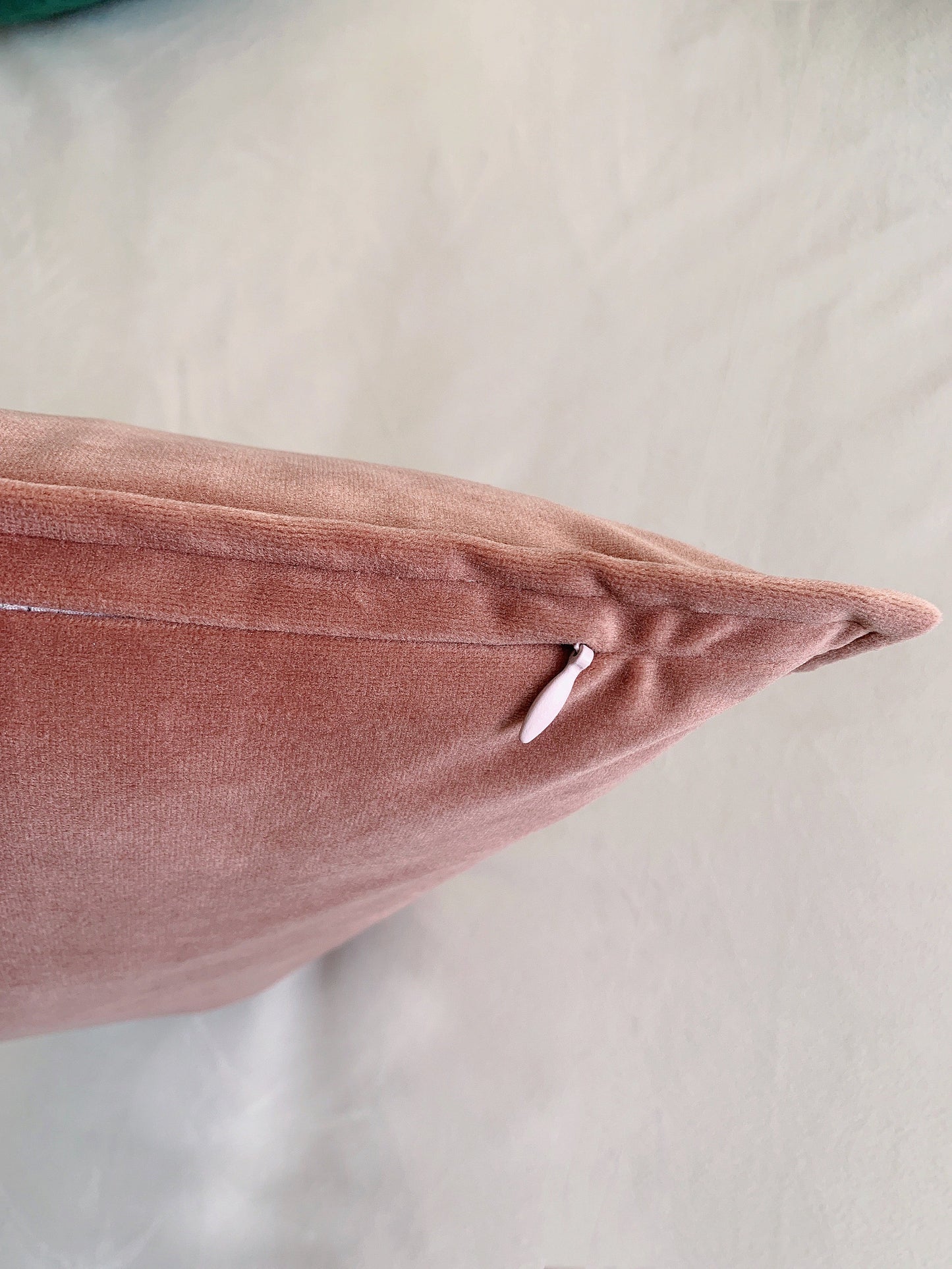 Dusty Rose Pink Cushion Cover,  Dusty Rose Velvet Lumbar Throw Pillow