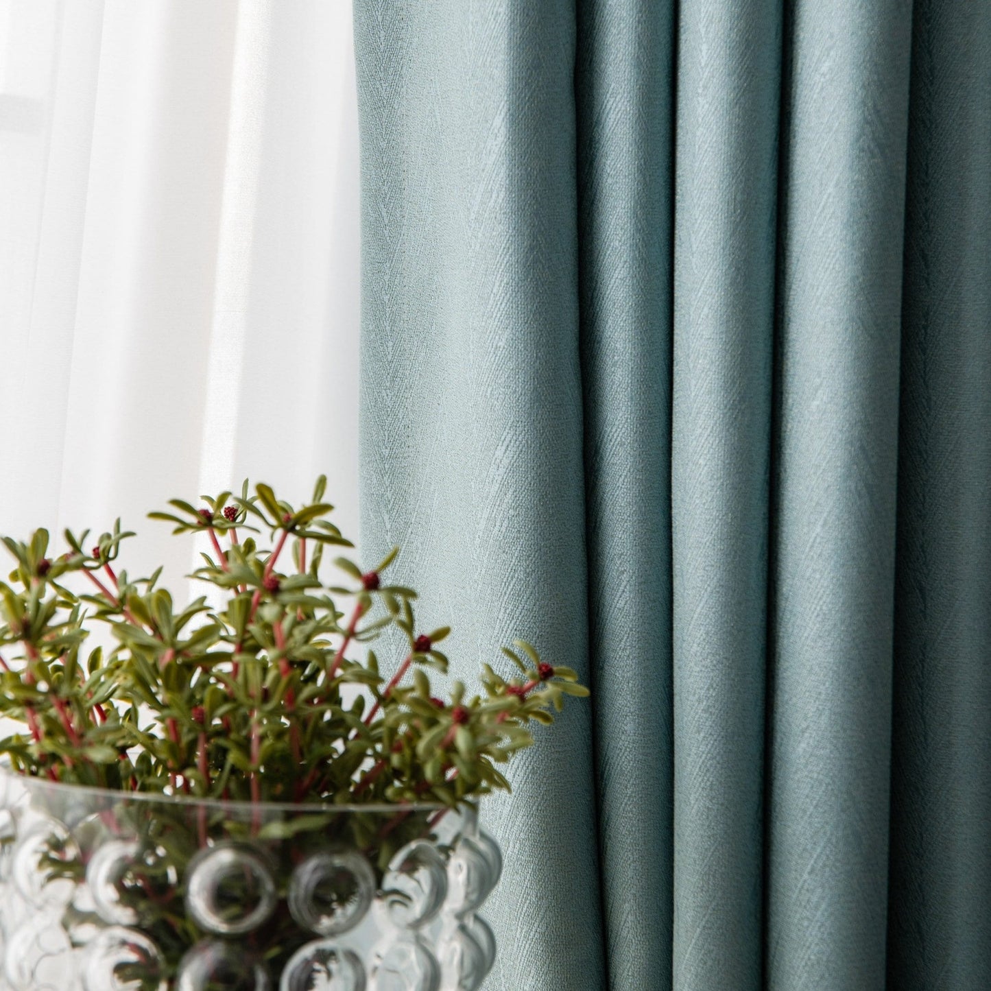 Velvet Curtain | Light Blue Blackout Curtain | velvet curtain panels | Curtain Panels | Custom Curtains