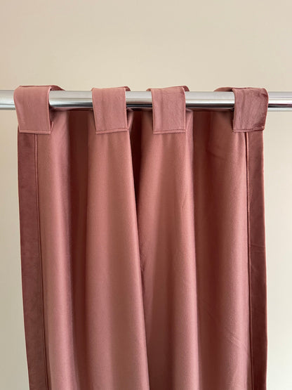 Velvet Curtain | Dusty Rose Blackout Curtain | velvet curtain panels | Curtain Panels | Custom Curtains