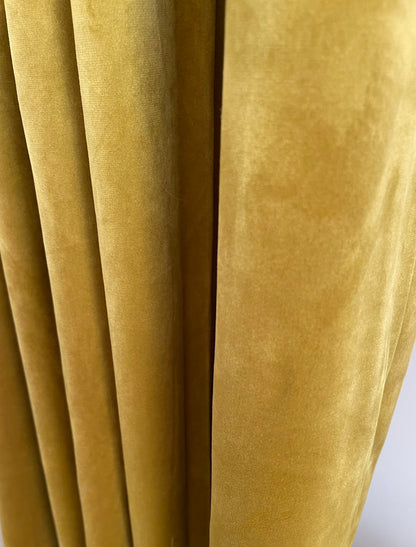 Velvet Curtain | Gold Green Blackout Curtain | velvet curtain panels | Curtain Panels | Custom Curtains
